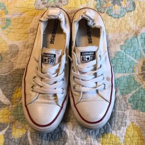 White Converse Slip-on